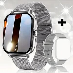 2025 Bluetooth Smartwatch Fitness Tracker For Android & iOS Steel Band Gift NEW!